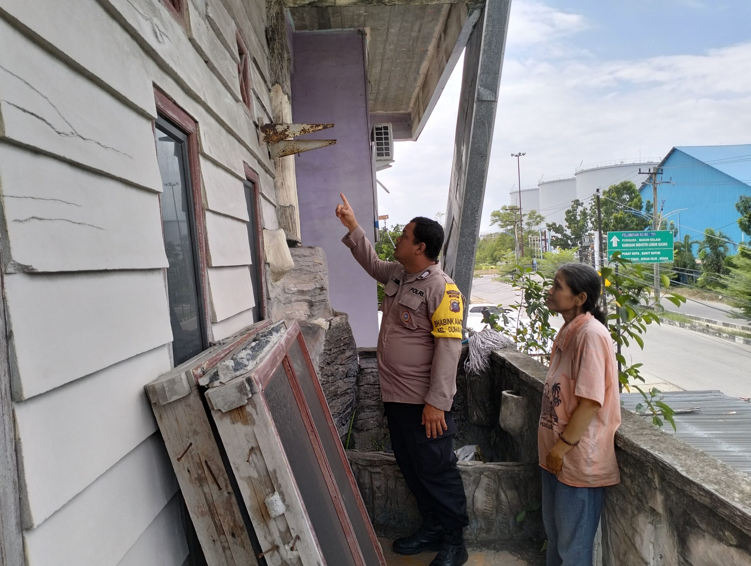 Pencurian Marak DI RT 01 Dumai Kota Satu unit AC raib