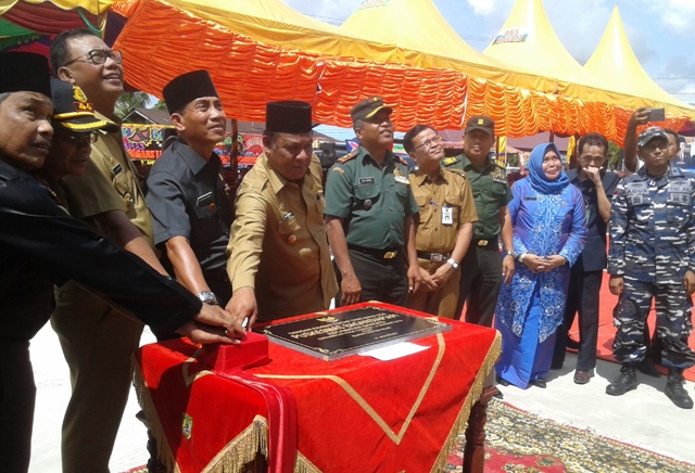 Bupati Rohil, H Suyatno resmikan pemakaian gedung puskesmas Bagansiapiapi