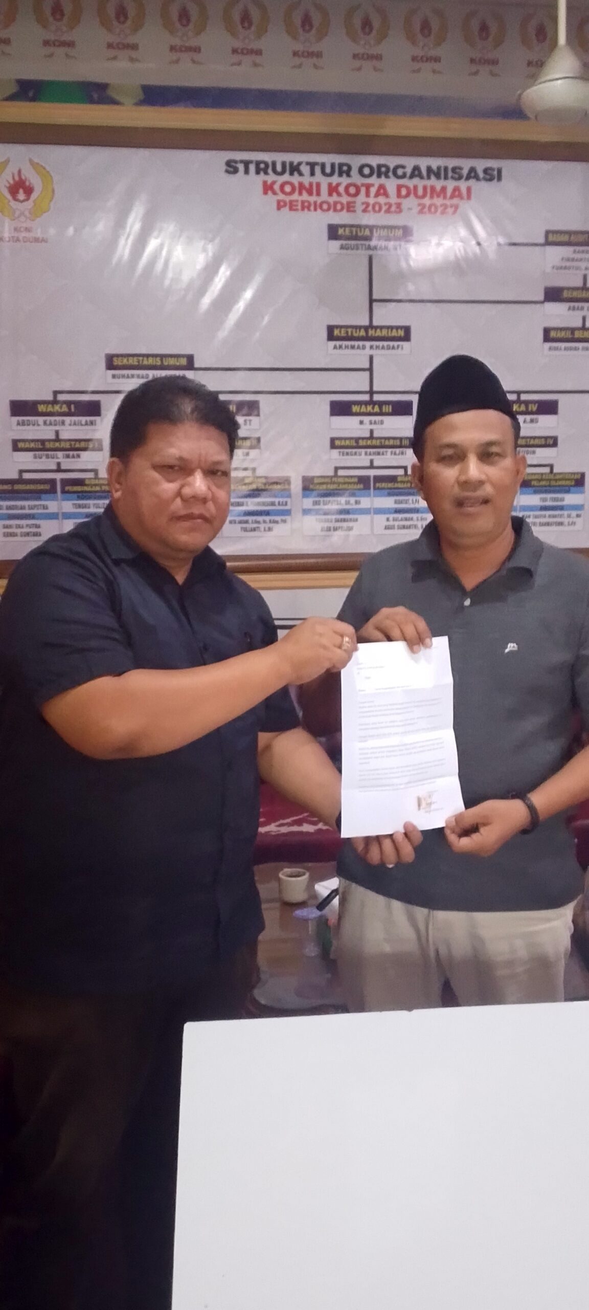 *”ADA APA?” 4 DARI 5 ANGGOTA TPP KONI KOTA DUMAI UNDURKAN DIRI, MUSORKOT 31 AGUSTUS DISOAL*